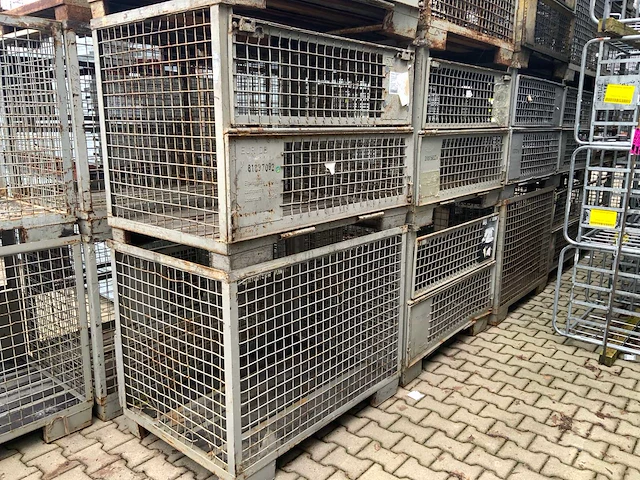 Gitterbox metaal 1250 x 970 x 840 mm (5x) - afbeelding 1 van  12
