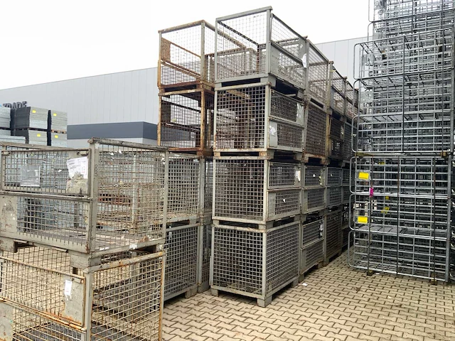 Gitterbox metaal 1250 x 970 x 840 mm (5x) - afbeelding 2 van  12