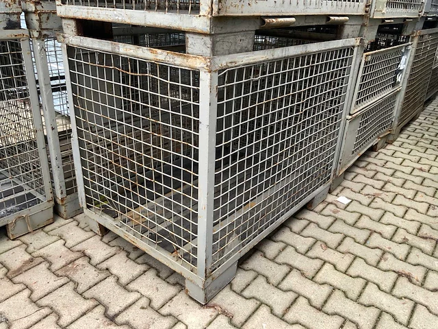 Gitterbox metaal 1250 x 970 x 840 mm (5x) - afbeelding 3 van  12