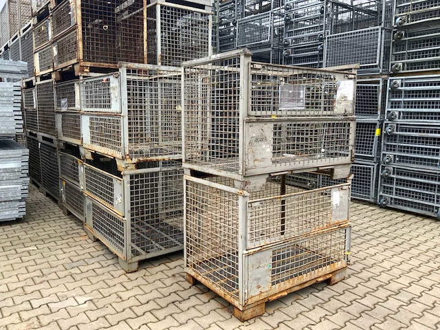 Gitterbox metaal 1250 x 970 x 840 mm (5x) - afbeelding 4 van  12