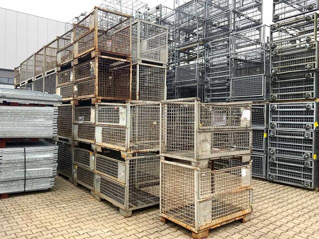 Gitterbox metaal 1250 x 970 x 840 mm (5x) - afbeelding 5 van  12