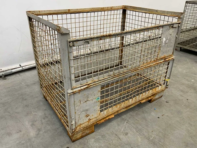 Gitterbox metaal 1250 x 970 x 840 mm (5x) - afbeelding 6 van  12