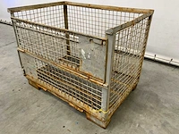 Gitterbox metaal 1250 x 970 x 840 mm (5x) - afbeelding 8 van  12