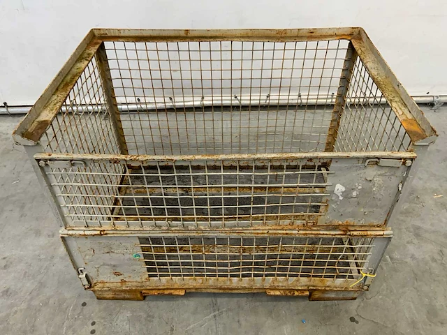 Gitterbox metaal 1250 x 970 x 840 mm (5x) - afbeelding 9 van  12
