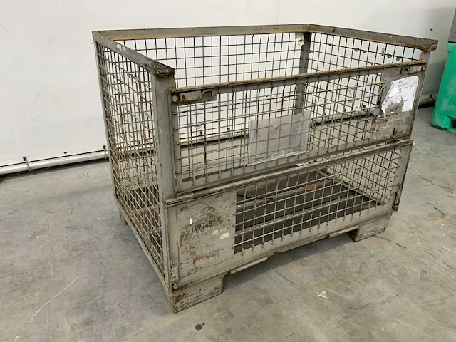 Gitterbox metaal 1250 x 970 x 840 mm - afbeelding 1 van  6