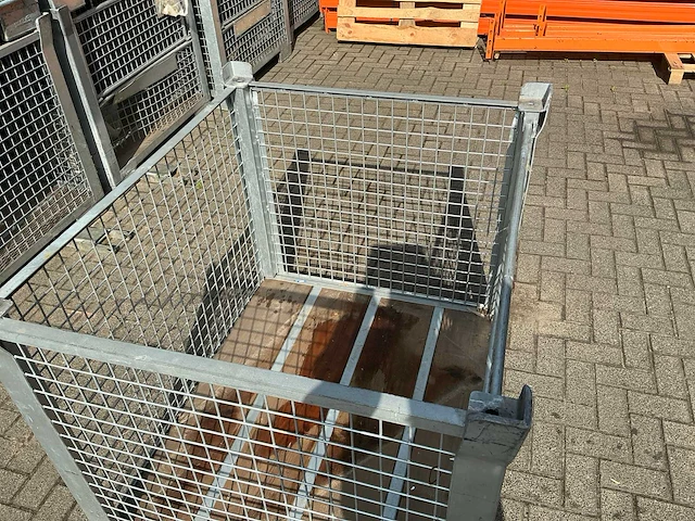 Gitterboxen/gaascontainers 10x (gegalvaniseerd, verzinkt) - afbeelding 2 van  10