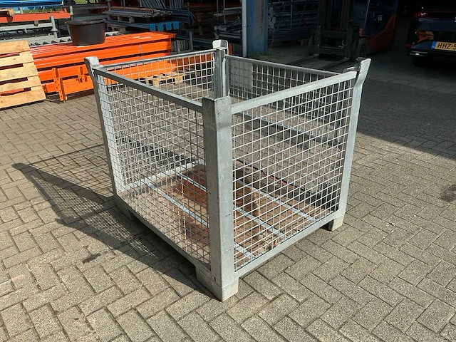 Gitterboxen/gaascontainers 10x (gegalvaniseerd, verzinkt) - afbeelding 7 van  10