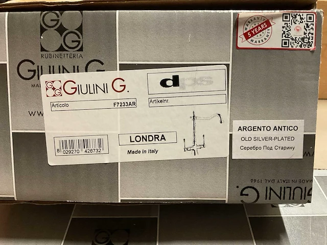 Giulini g. - londra - f7233ar - keukenmengkraan - afbeelding 2 van  2
