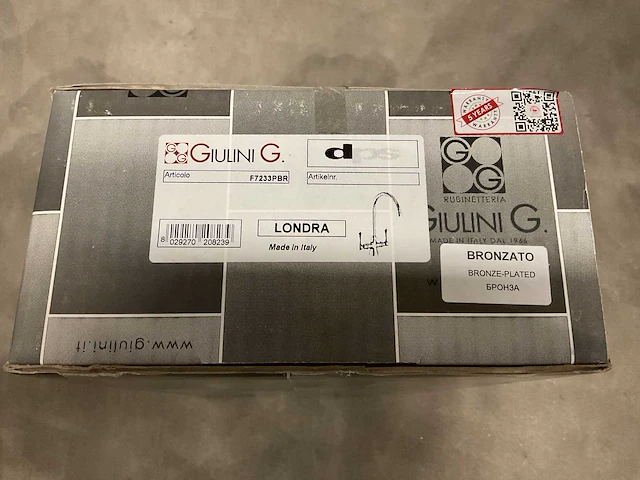 Giulini g. londra f7233pbr keukenmengkraan - afbeelding 2 van  2