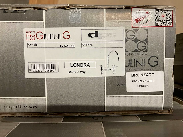 Giulini g. londra f7237pbr keukenmengkraan - afbeelding 2 van  2