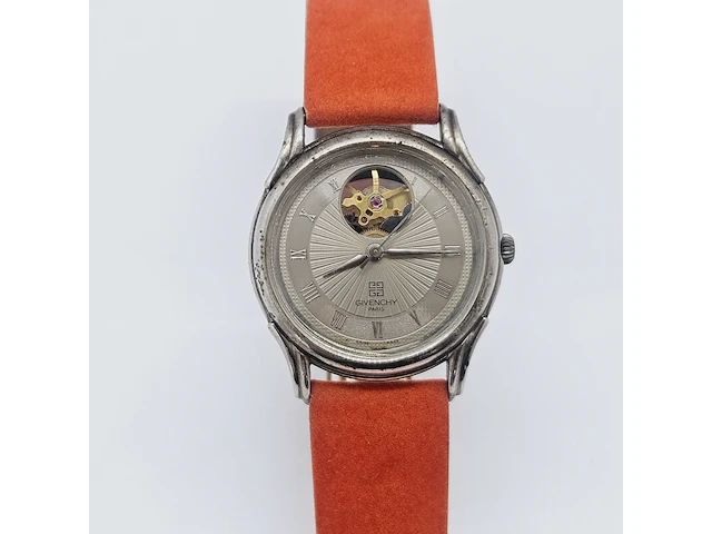 Givenchy copernic automatisch horloge met open heart - afbeelding 1 van  9