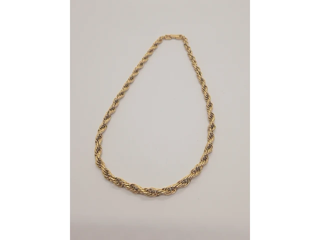 Givenchy goldplated gedraaide collier/halsketting - afbeelding 1 van  5