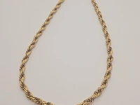 Givenchy goldplated gedraaide collier/halsketting - afbeelding 1 van  5