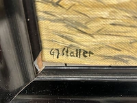 G.j. staller - oriëntalistische voorstelling , olieverf - afbeelding 4 van  4