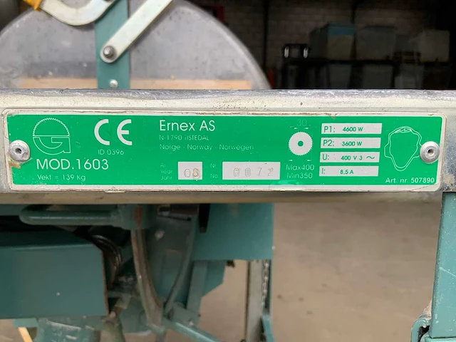 Gjerde mod 1603 zaagmachine - afbeelding 4 van  4