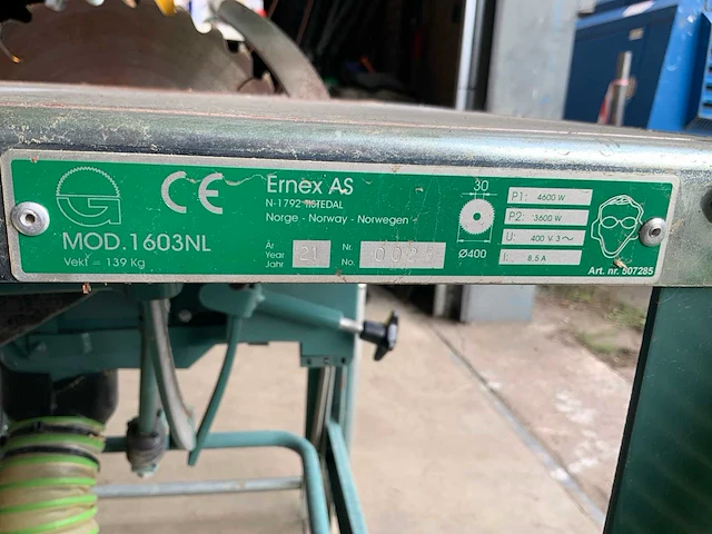 Gjerde mod 1603 zaagmachine - afbeelding 5 van  5