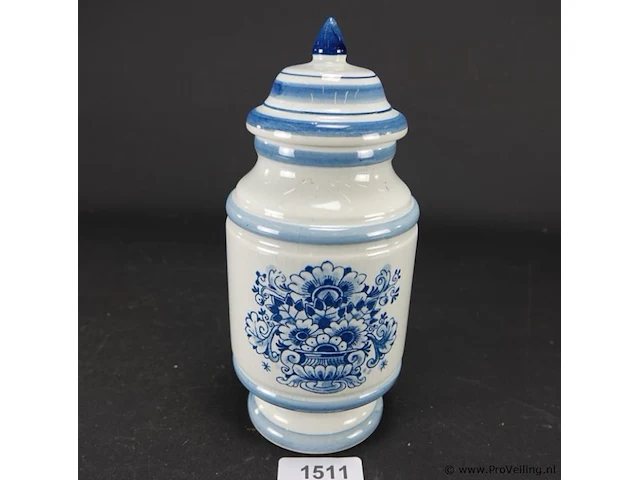 G.k.b. porseleinen apothekerspot - afbeelding 1 van  5