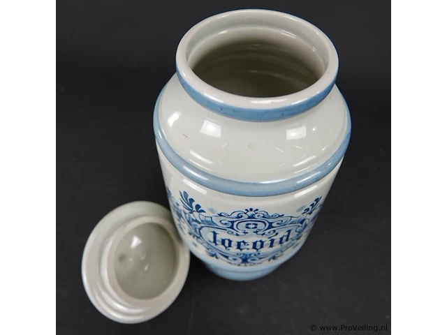 G.k.b. porseleinen apothekerspot - afbeelding 4 van  5