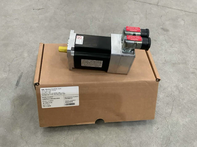 G&l motion comtrol lsm75-21-602-e2-oka elektromotor (3x) - afbeelding 1 van  6