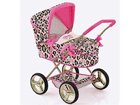 Glam crew the glam crew poppenwagen gigi met luipaardprint roze/goud - afbeelding 1 van  2