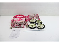 Glam crew the glam crew poppenwagen gigi met luipaardprint roze/goud - afbeelding 2 van  2