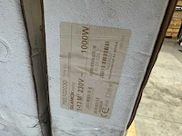 Glamox - 1000w - elektrische convector warmtepaneel (2x) - afbeelding 3 van  4