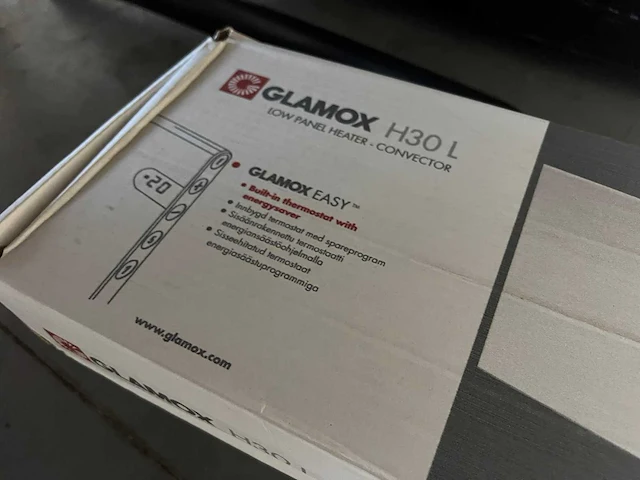 Glamox - h30 l 12 kdt - elektrische convector kachel (3x) - afbeelding 5 van  5