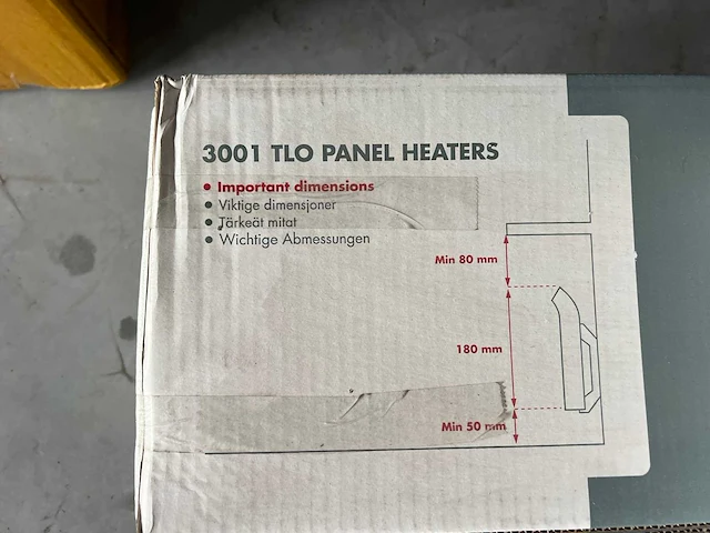Glamox - verschillende - elektrische convector kachel (4x) - afbeelding 3 van  4