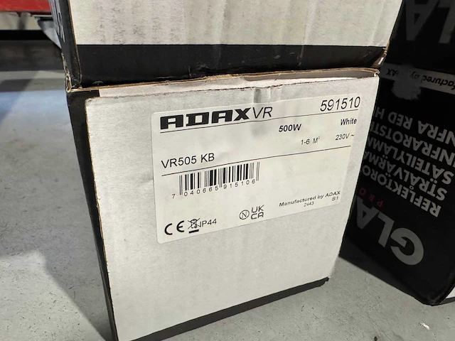 Glamox - vr505 kb - infrarood verwarming (4x) - afbeelding 3 van  3
