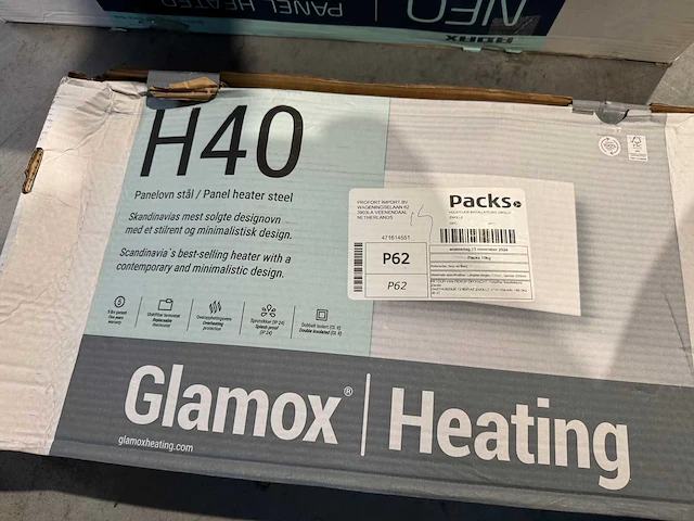 Glamox, adax - verschillende types - elektrische convector warmtepaneel (4x) - afbeelding 2 van  5