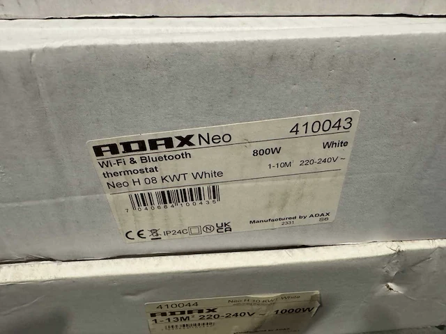 Glamox, adax - verschillende types - elektrische convector warmtepaneel (4x) - afbeelding 4 van  5