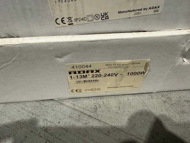 Glamox, adax - verschillende types - elektrische convector warmtepaneel (4x) - afbeelding 5 van  5