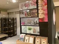 Glas en hout decoraties div. kleuren