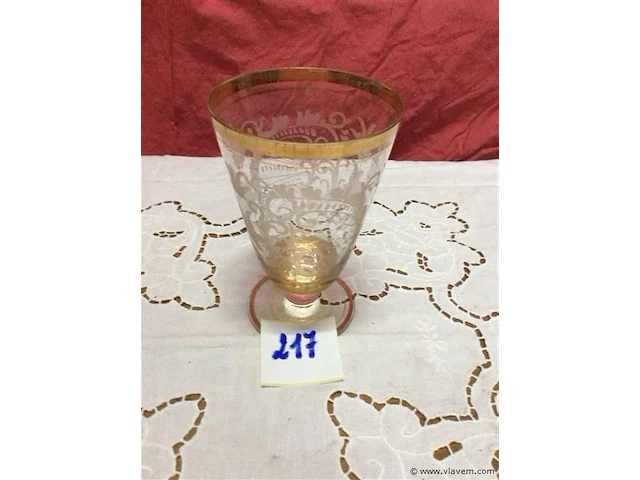 Glas geslepen - afbeelding 1 van  3