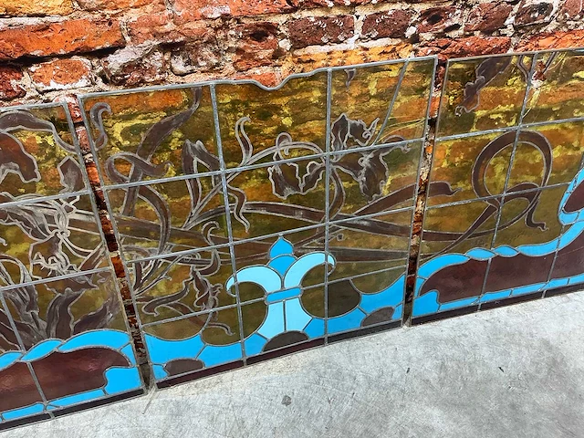 Glas in lood drieluik - afbeelding 3 van  7