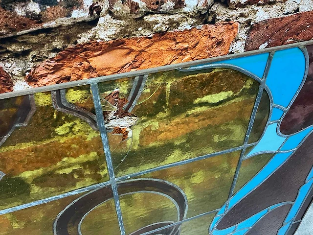 Glas in lood drieluik - afbeelding 5 van  7