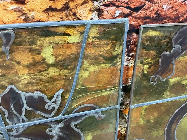 Glas in lood drieluik - afbeelding 6 van  7