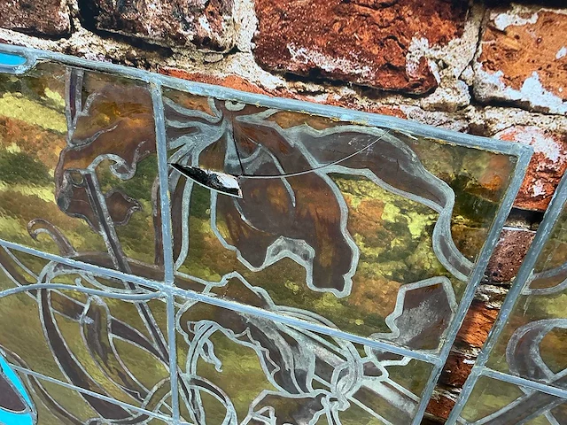Glas in lood drieluik - afbeelding 7 van  7