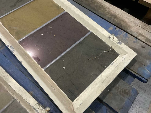 Glas in lood raam (3x) - afbeelding 5 van  5