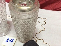Glas shaker + kan - afbeelding 2 van  2