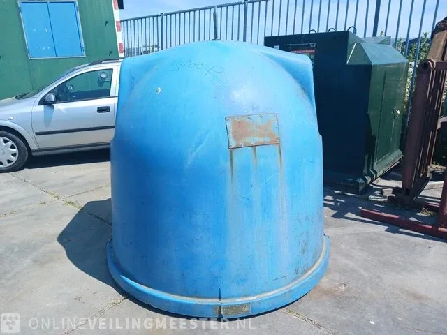 Glasbak, blauw - afbeelding 2 van  5
