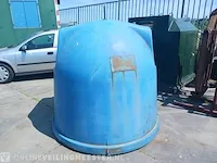 Glasbak, blauw - afbeelding 2 van  5