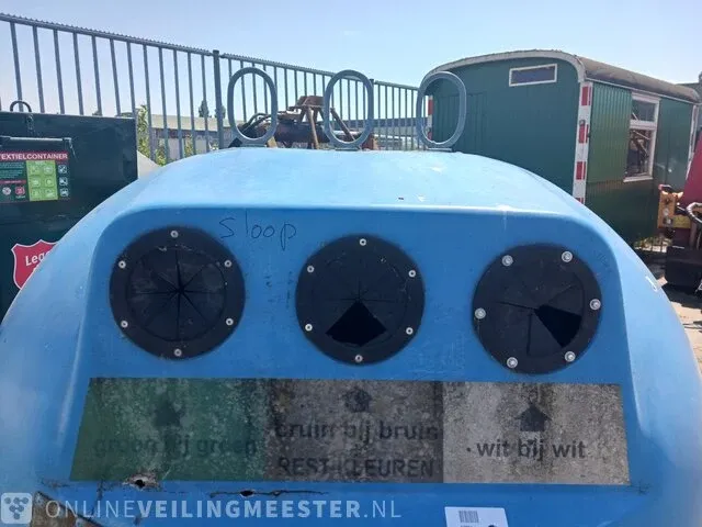 Glasbak, blauw - afbeelding 4 van  5