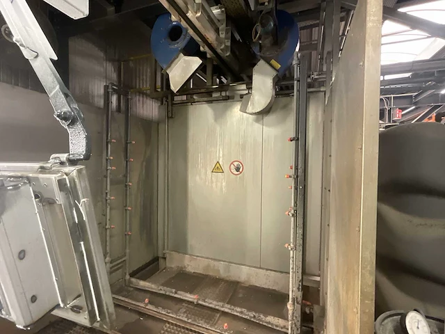 Glasbeek rvs verwarmde doorloop reinigings-ontvetterlijn - afbeelding 4 van  12