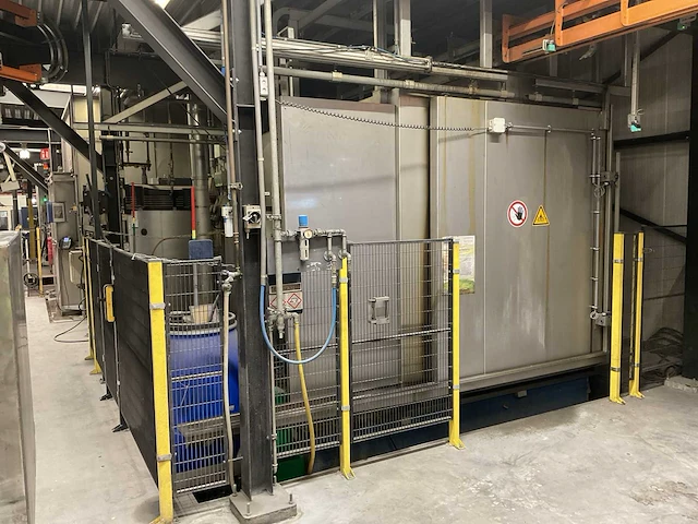 Glasbeek rvs verwarmde doorloop reinigings-ontvetterlijn - afbeelding 1 van  12