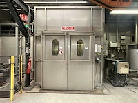 Glasbeek rvs verwarmde doorloop reinigings-ontvetterlijn - afbeelding 10 van  12