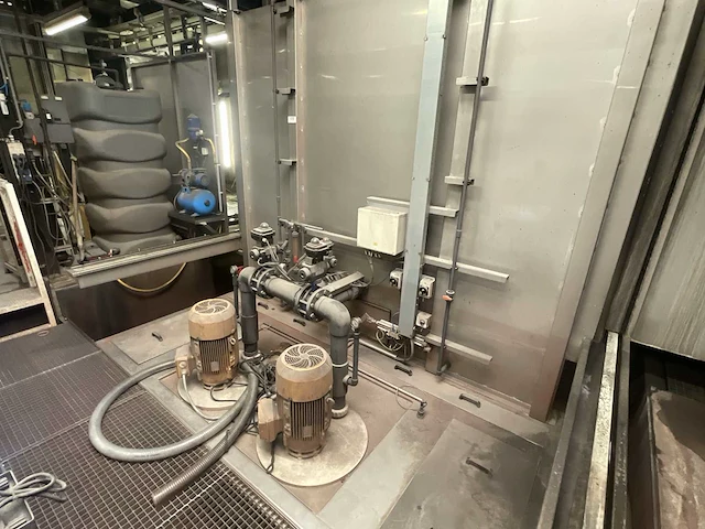 Glasbeek rvs verwarmde doorloop reinigings-ontvetterlijn - afbeelding 11 van  12