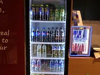 Glasdeur koelkast met inhoud metalfrio, vertical cooler, d 372 sc m4c - afbeelding 1 van  11