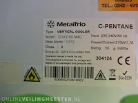 Glasdeur koelkast met inhoud metalfrio, vertical cooler, d 372 sc m4c - afbeelding 5 van  11