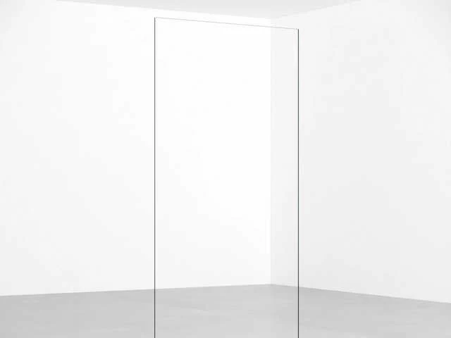 Glasplaat 120x200cm antikalk helder glas 8mm - afbeelding 1 van  2